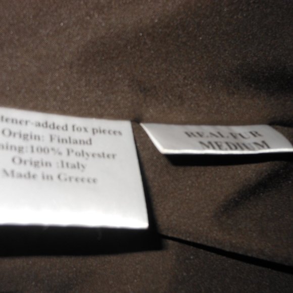 THE FUR VAULT CRYSTAL FOX FUR WAIST LENGTH JACKET SIZE MEDIUM - Picture 8 of 9